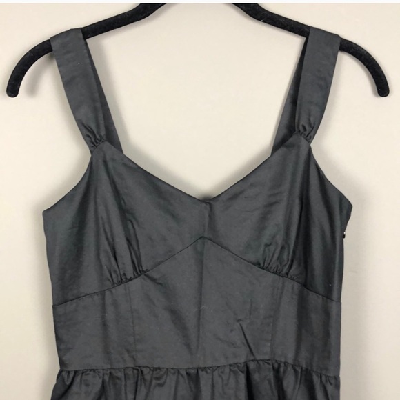 LOFT black and embroidered white Dress - Picture 6 of 8